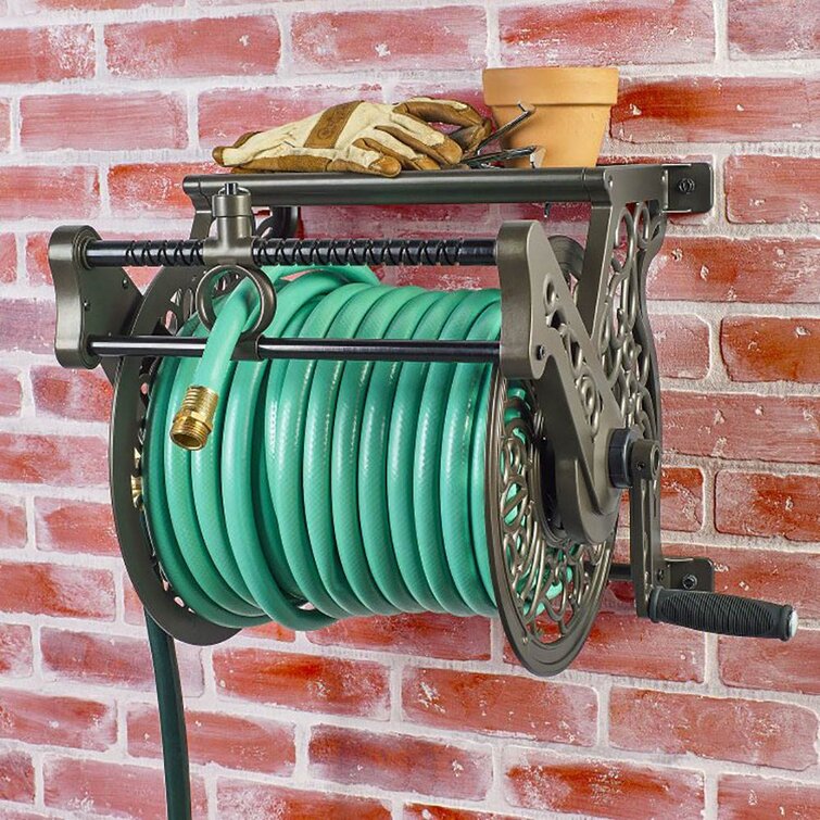 Liberty Garden Wall Mounted Hose Reel & Reviews Wayfair